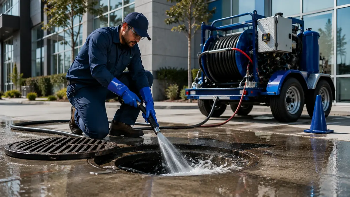 Commercial Hydro Jet Drain Cleaning in La Palma