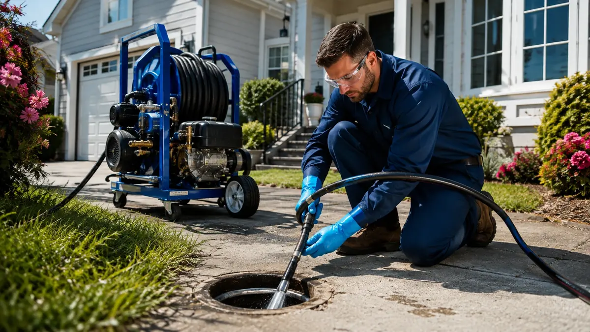 Residential Hydro Jet Drain Cleaning in La Palma