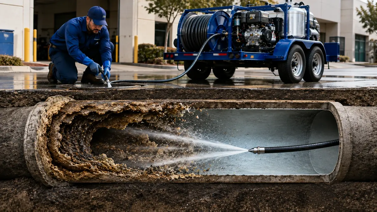 Sewer Pipe Descaling in La Palma